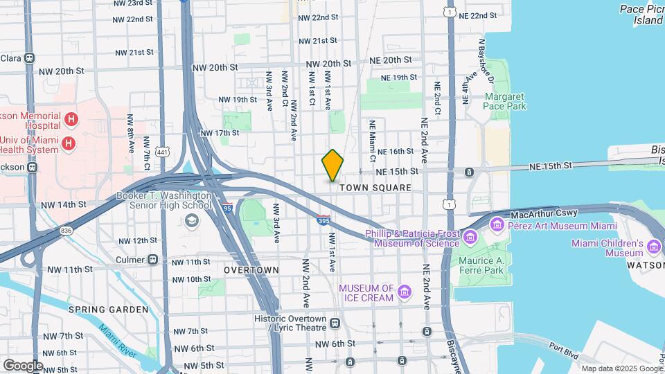 1401 NW 1st Ave Map and Location Details