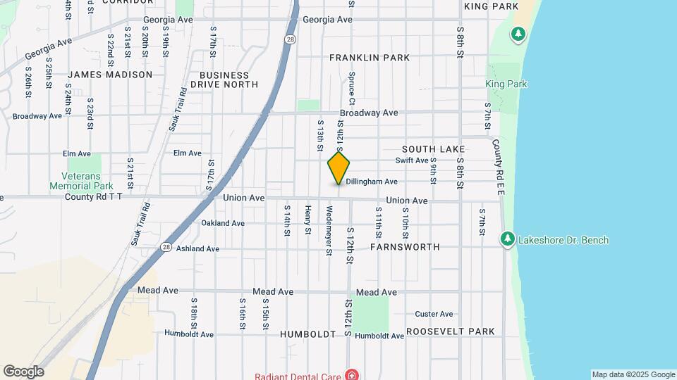 2016 S 12th St Map and Location Details