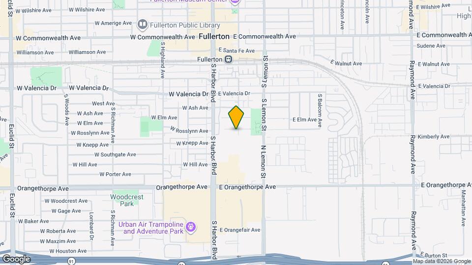 148 E Rosslynn Ave Mapa y Detalles de la Ubicación