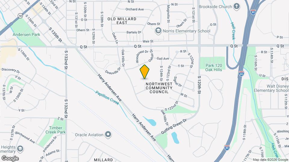 5606 S 126th Cir Map and Location Details