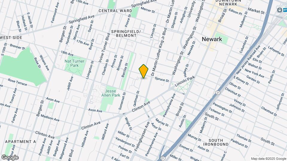 96 Quitman St Map and Location Details