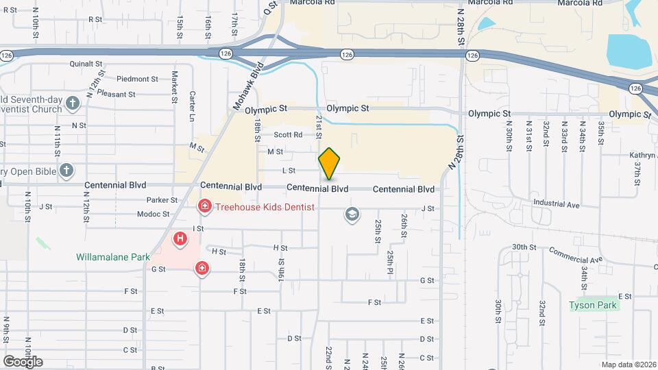 2128 Centennial Blvd Mapa y Detalles de la Ubicación