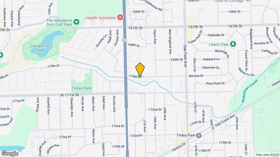 7101 W 170th St Map and Location Details