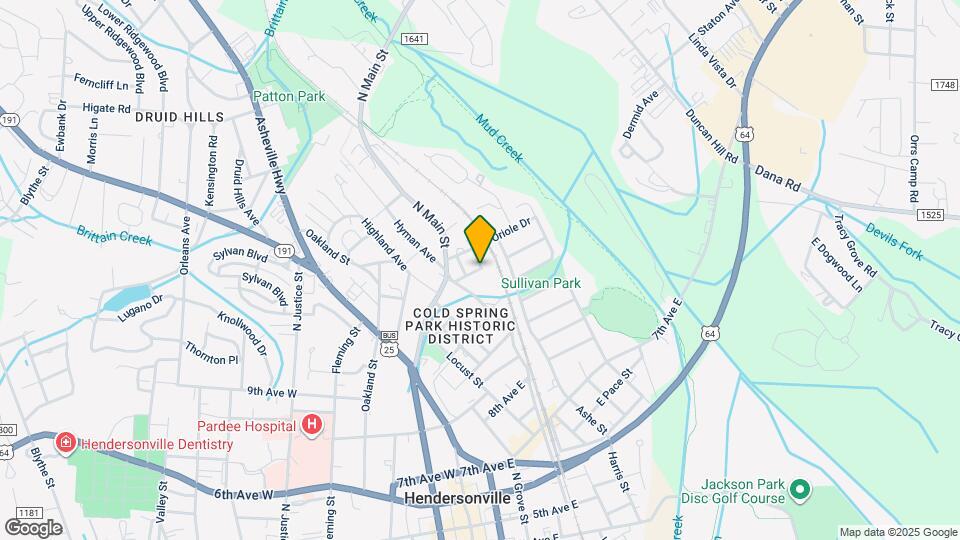 622 Edgewood Ave Map and Location Details