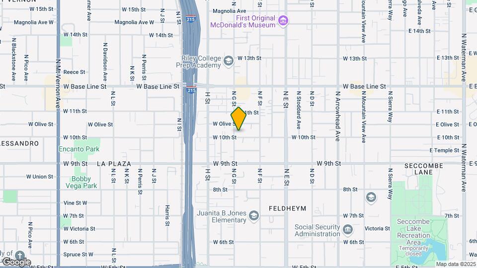 688-692 W 10th St Mapa y Detalles de la Ubicación