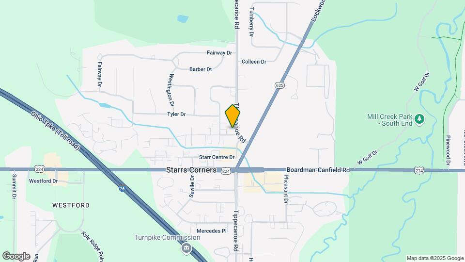 6316 Tippecanoe Rd Map and Location Details