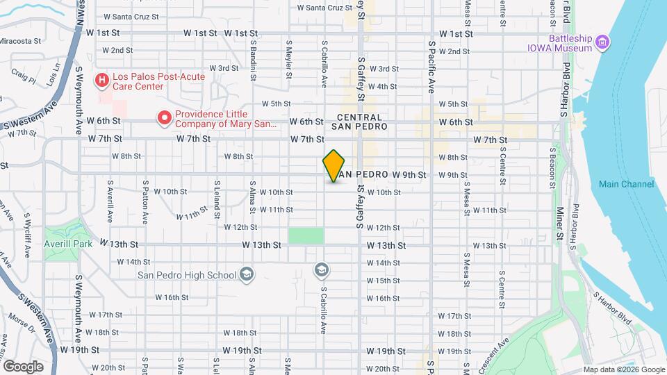 772 W 10th St Map and Location Details