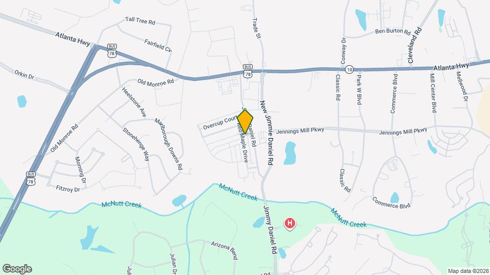 125 Red Maple Drive Map and Location Details