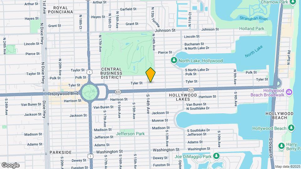 1350 Tyler St Map and Location Details