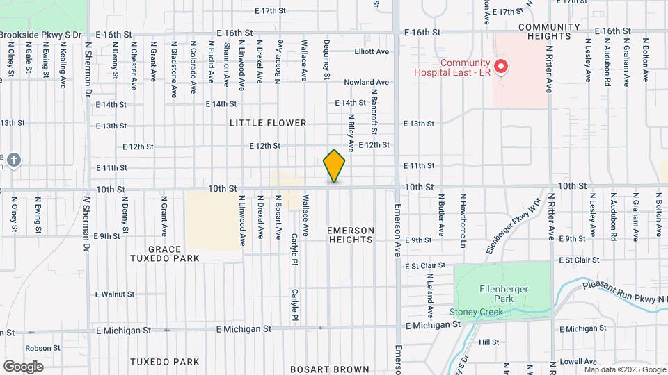 4908 E 10th St Map and Location Details