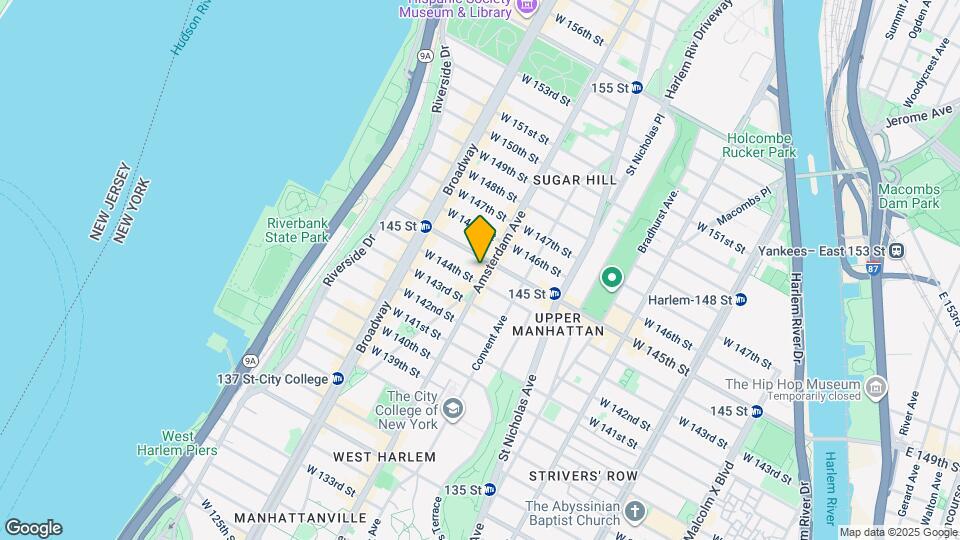 1704-1712 Amsterdam Ave Map and Location Details