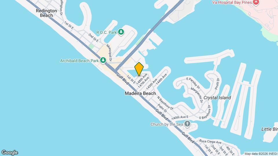14906 N Bayshore Dr Mapa y Detalles de la Ubicación
