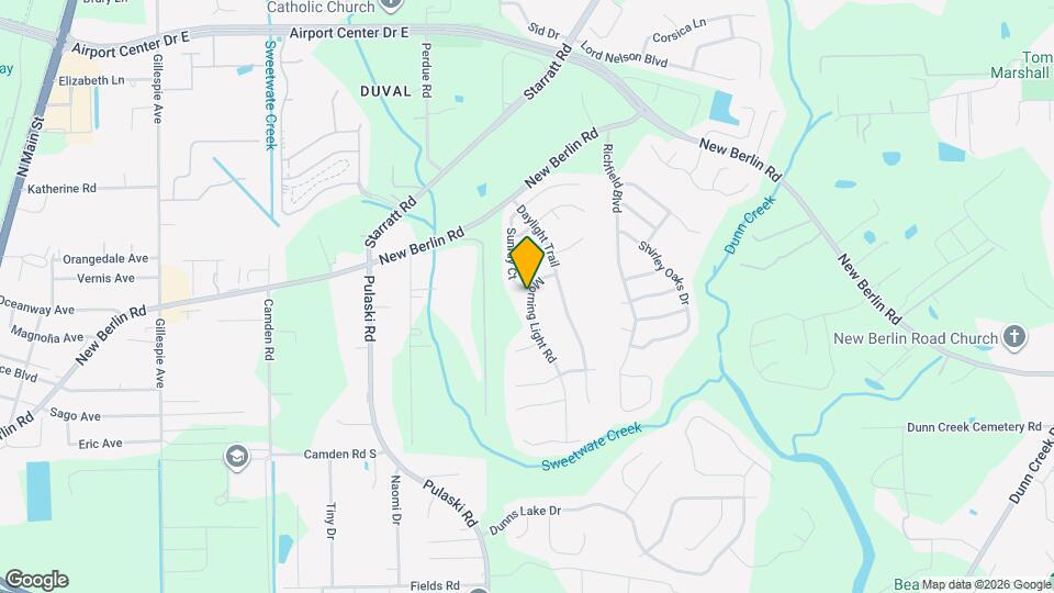 1043 Sunray Ct Map and Location Details