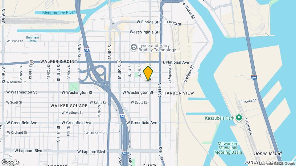 211 W Mineral St Mapa y Detalles de la Ubicación