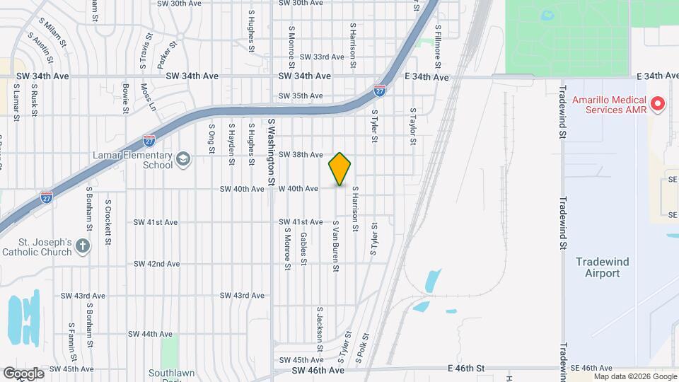 4001 S Van Buren St Map and Location Details