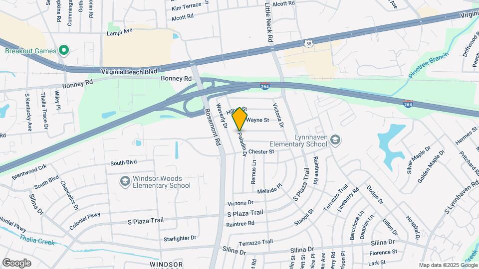 937 Welch Cir Map and Location Details