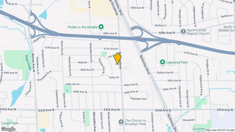 6609 W Broadway Map and Location Details