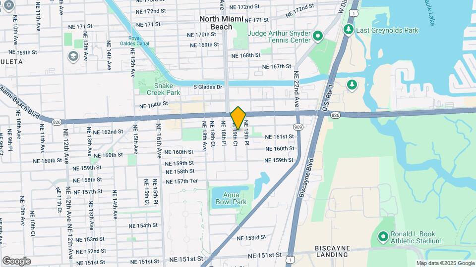 16117 NE 19th Ct Map and Location Details