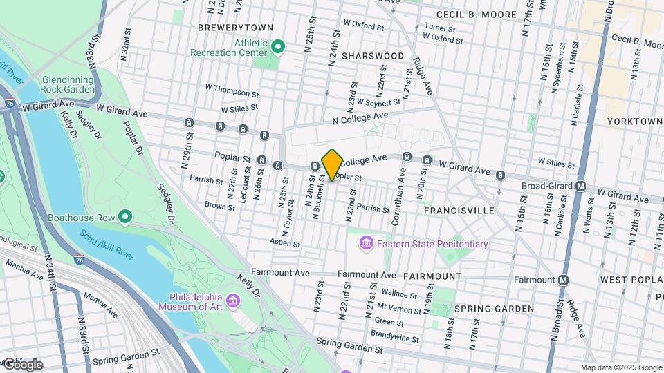 868 N 23rd St Map and Location Details