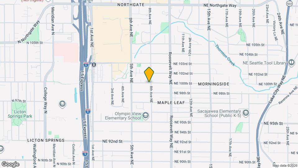 9827 8th Ave NE Map and Location Details