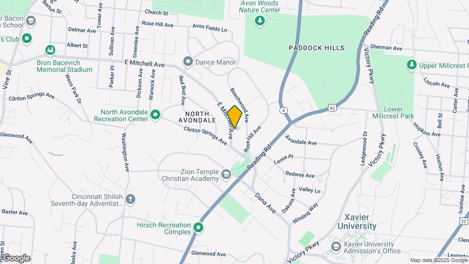 846 E Mitchell Ave Mapa y Detalles de la Ubicación