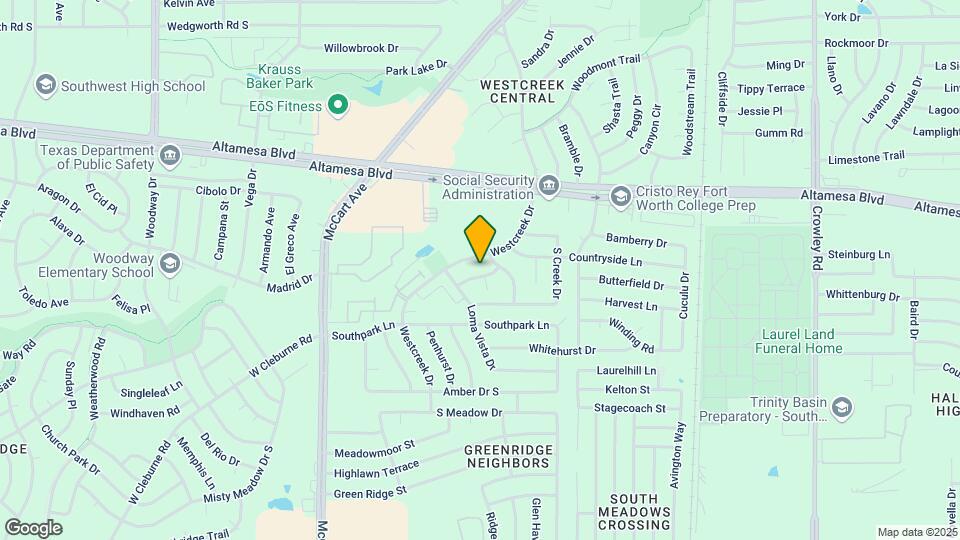2812 Ridgecrest Dr Map and Location Details