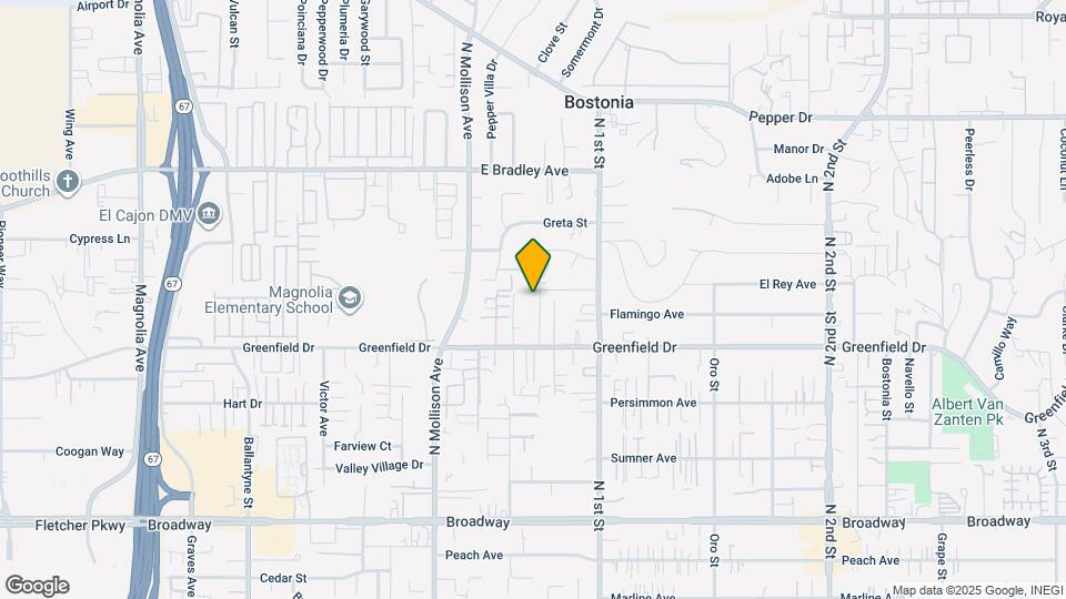 1420 Diamond Ln Map and Location Details