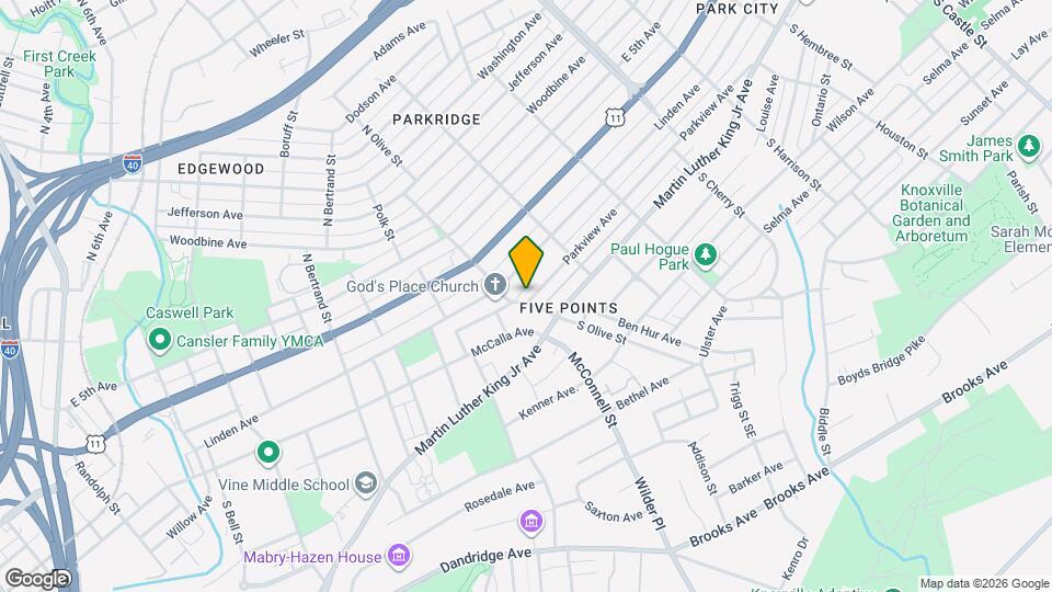 2303 Parkview Ave Map and Location Details