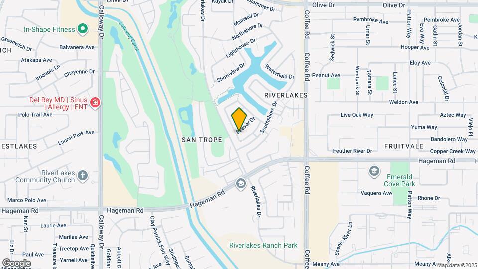 Charming 4-Bedroom Home in the Riverlakes  Map and Location Details