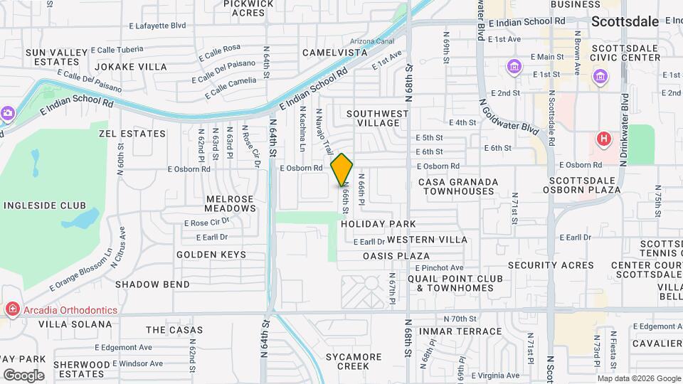 3308 N 66th St Map and Location Details