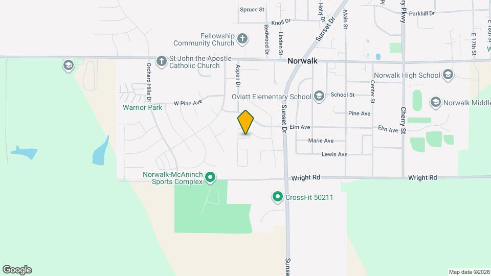 216 Maple Ave Map and Location Details