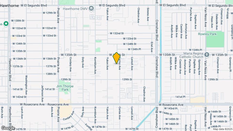 13615 Cerise Ave Map and Location Details