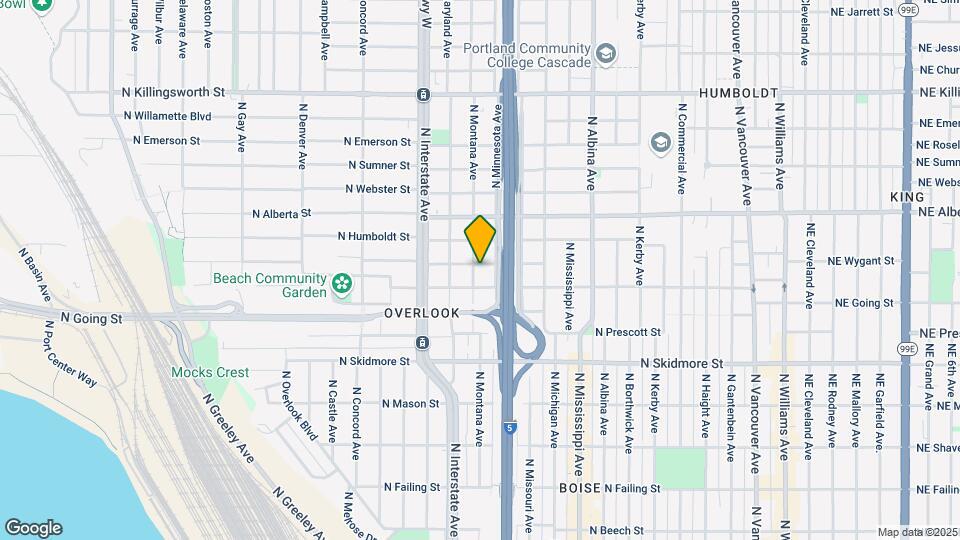 1232-1240 N Wygant St Mapa y Detalles de la Ubicación