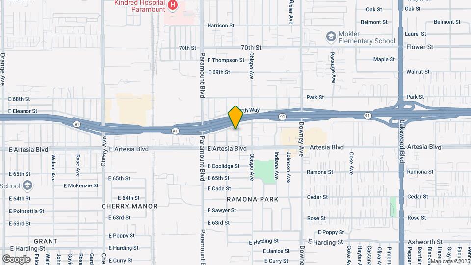 6655 Hammond Ave Map and Location Details