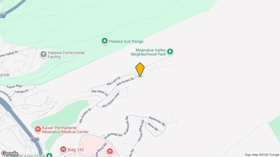 1707A-2 Ala Aolani St Map and Location Details