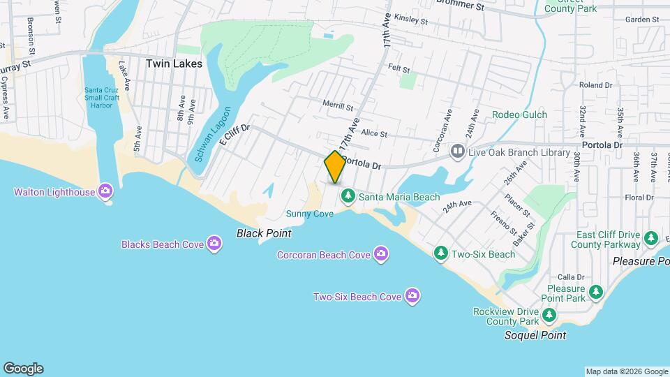 21724 E Cliff Dr Map and Location Details