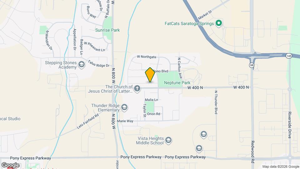 593 W Lewis Ln Map and Location Details