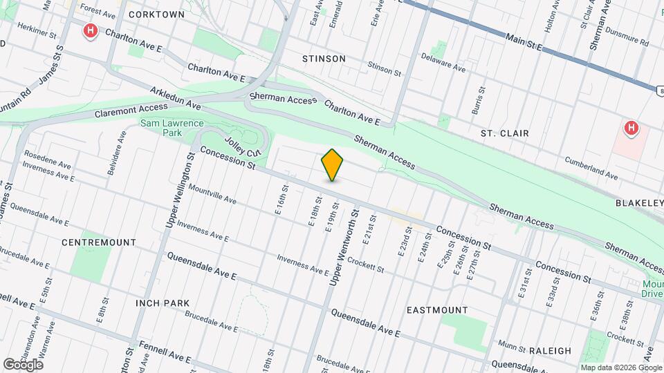 449 Concession St Map and Location Details