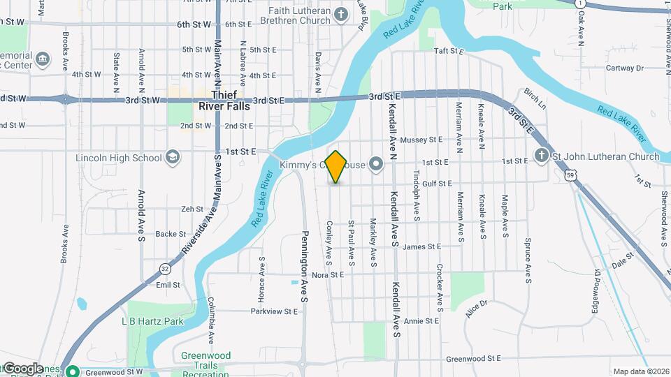 204 Conley Ave S Map and Location Details