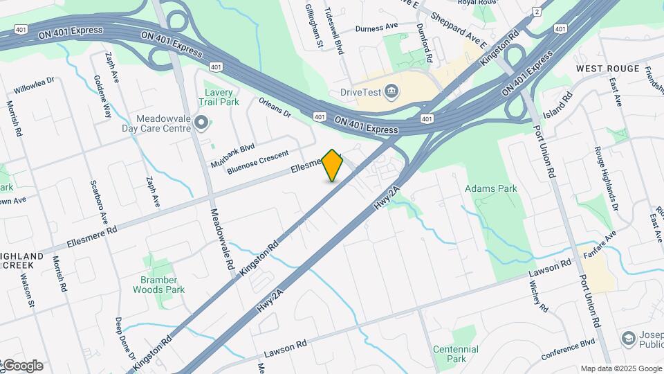 6490 Kingston Rd Map and Location Details