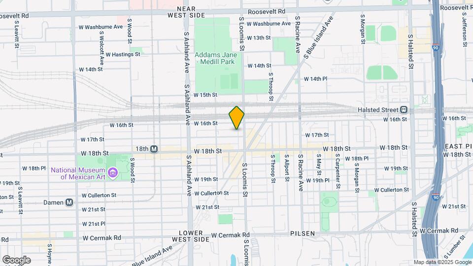 1414 W 17th St Map and Location Details