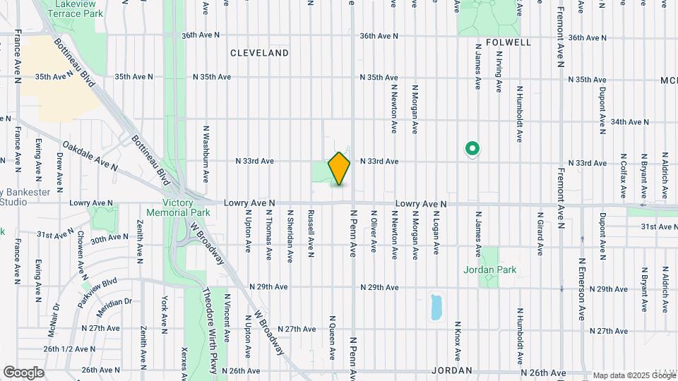 3214 Queen Ave N Mapa y Detalles de la Ubicación