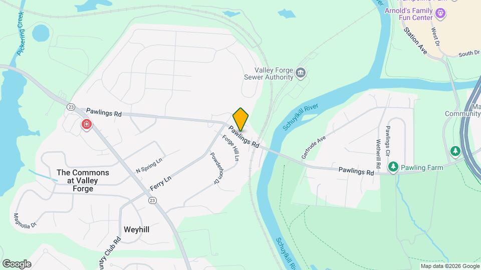 343 Pawlings Rd Map and Location Details