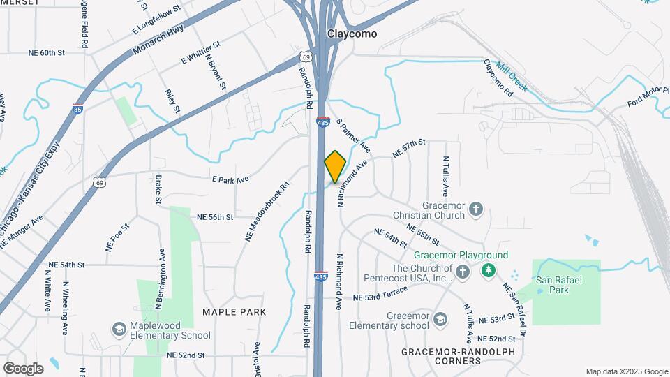 5606 N Richmond Ave Map and Location Details
