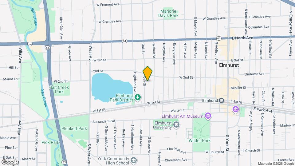 157 Oak St Map and Location Details