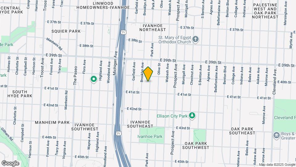 4020 Park Ave Map and Location Details