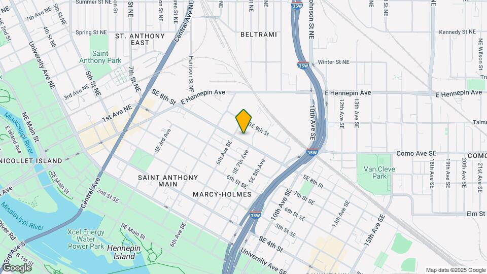 619 8th St SE, Unit 103 Map and Location Details