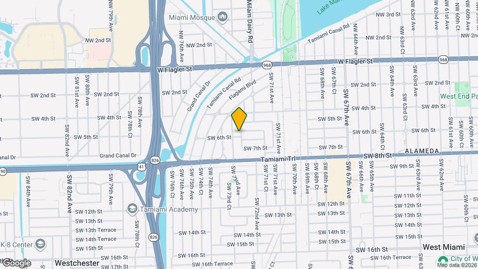 570 SW 72nd Ct Map and Location Details