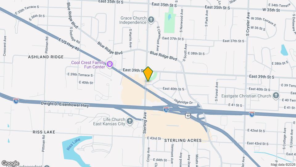 11200 East 40th St S Map and Location Details