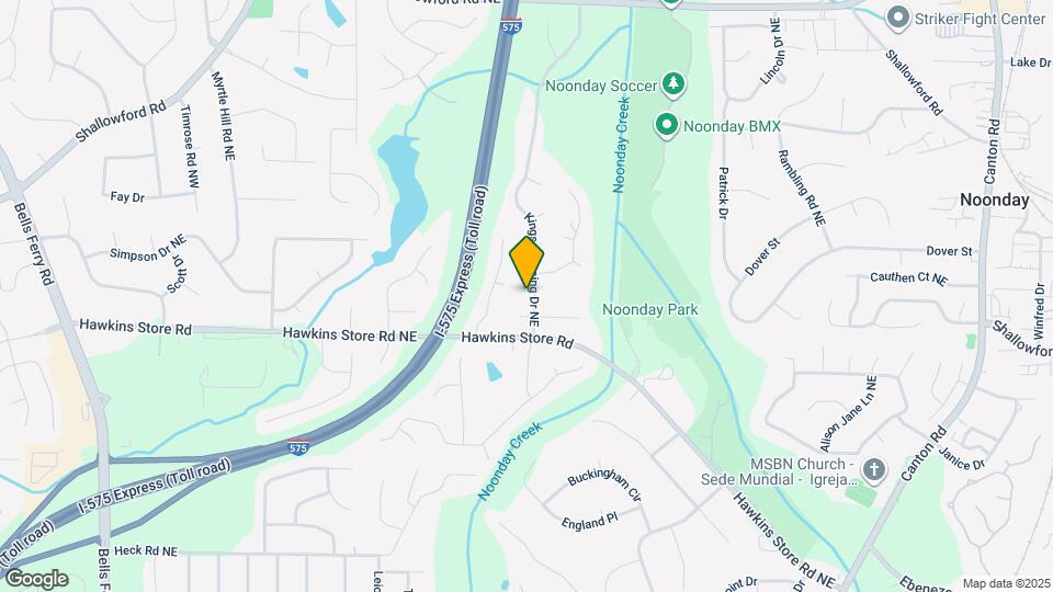 4535 Kings Crossing Dr NE Map and Location Details